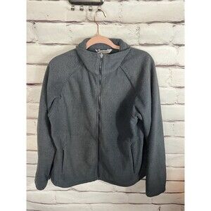 Columbia Women's Size L Gray Zip Up Long Sleeve Jacket